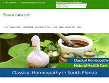 Tablet Screenshot of homeopathy-cures.com